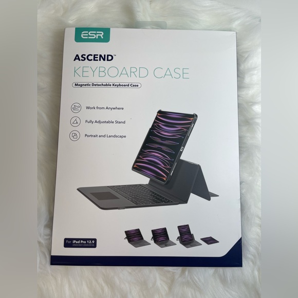 BNWB ESR IPad Pro 12.9 Magnetic Keyboard Case/BLACK - Picture 7 of 8